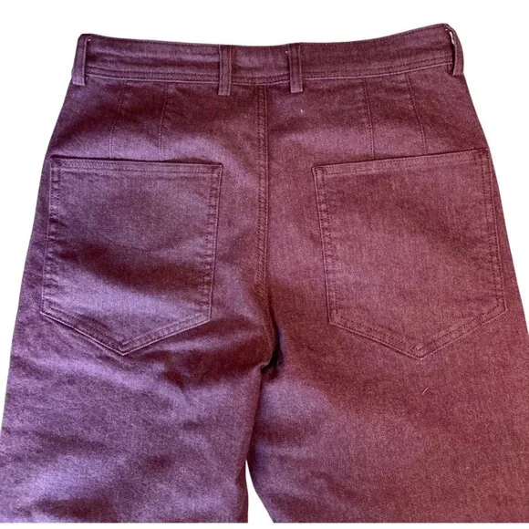 Baykan Denim Mauve Design Sample Jeans Cropped Fit - Picture 10 of 16